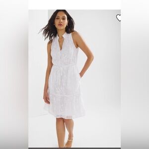 White House Black Market, Lace Blouson Halter Dress (worn once), Size XL